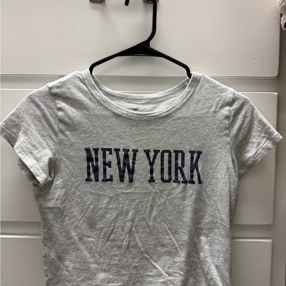 Hollister Gray Logo T-Shirt